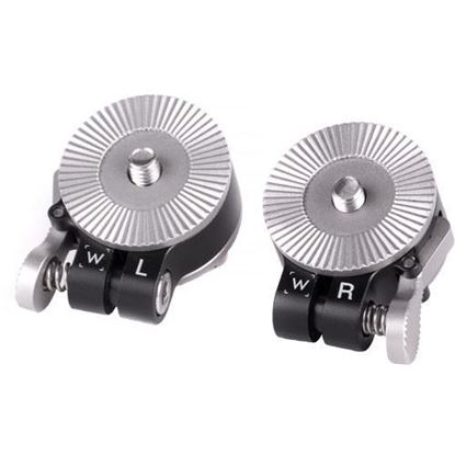 Picture of Wooden Camera - Push Button ARRI Rosette Set of Two (One Right, One Left)