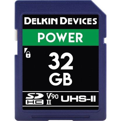 Picture of Delkin Devices 32GB Power UHS-II SDHC Memory Card
