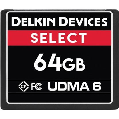 Picture of Delkin Devices 64GB Select UDMA 6 CompactFlash Memory Card