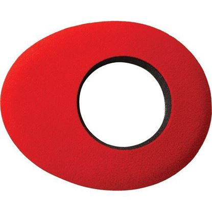 Picture of Kinotehnik Blue Star Oval Small Eye Cushion for Professional Viewfinders, Red Microfiber